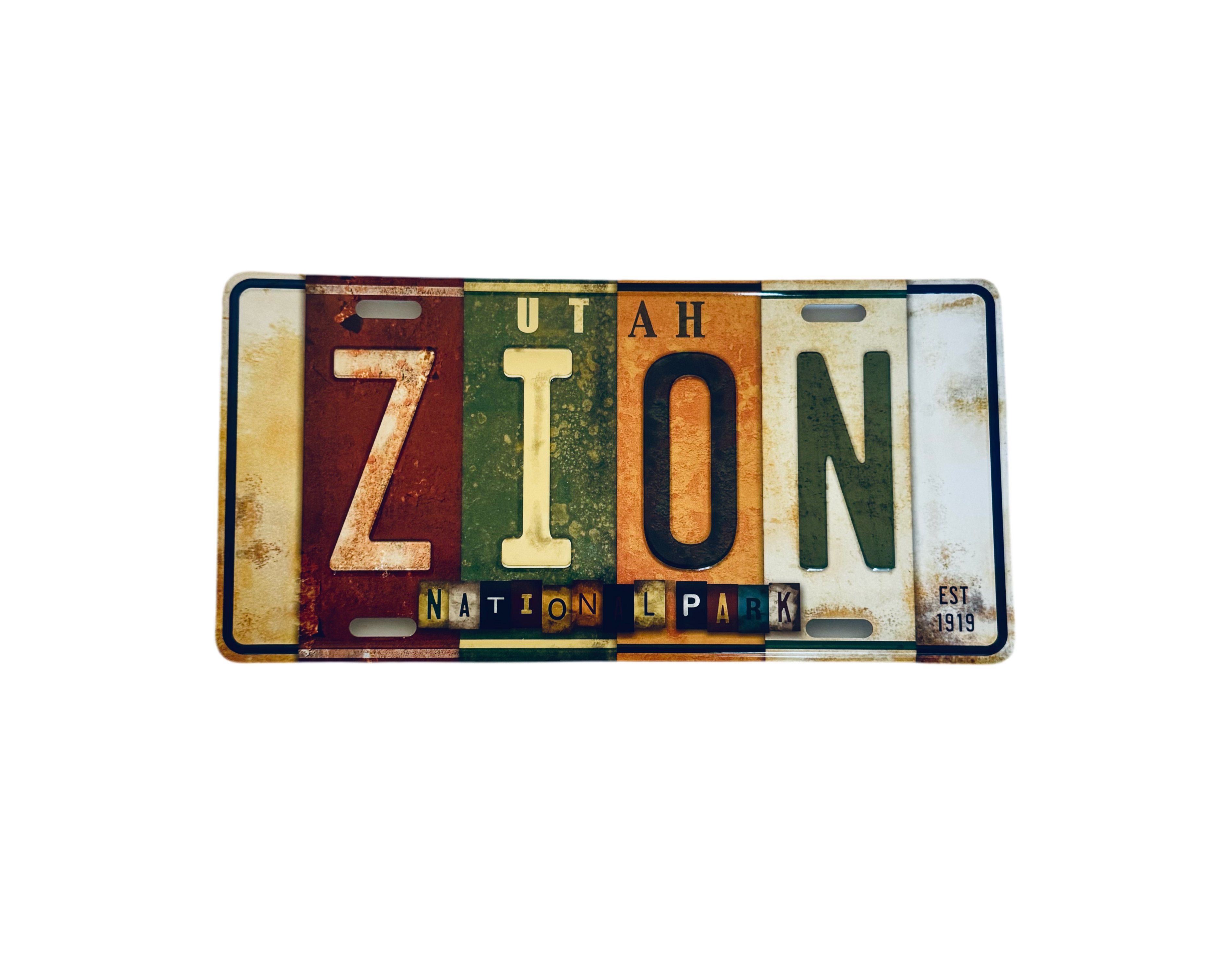 License Plate - Zion - 77989
