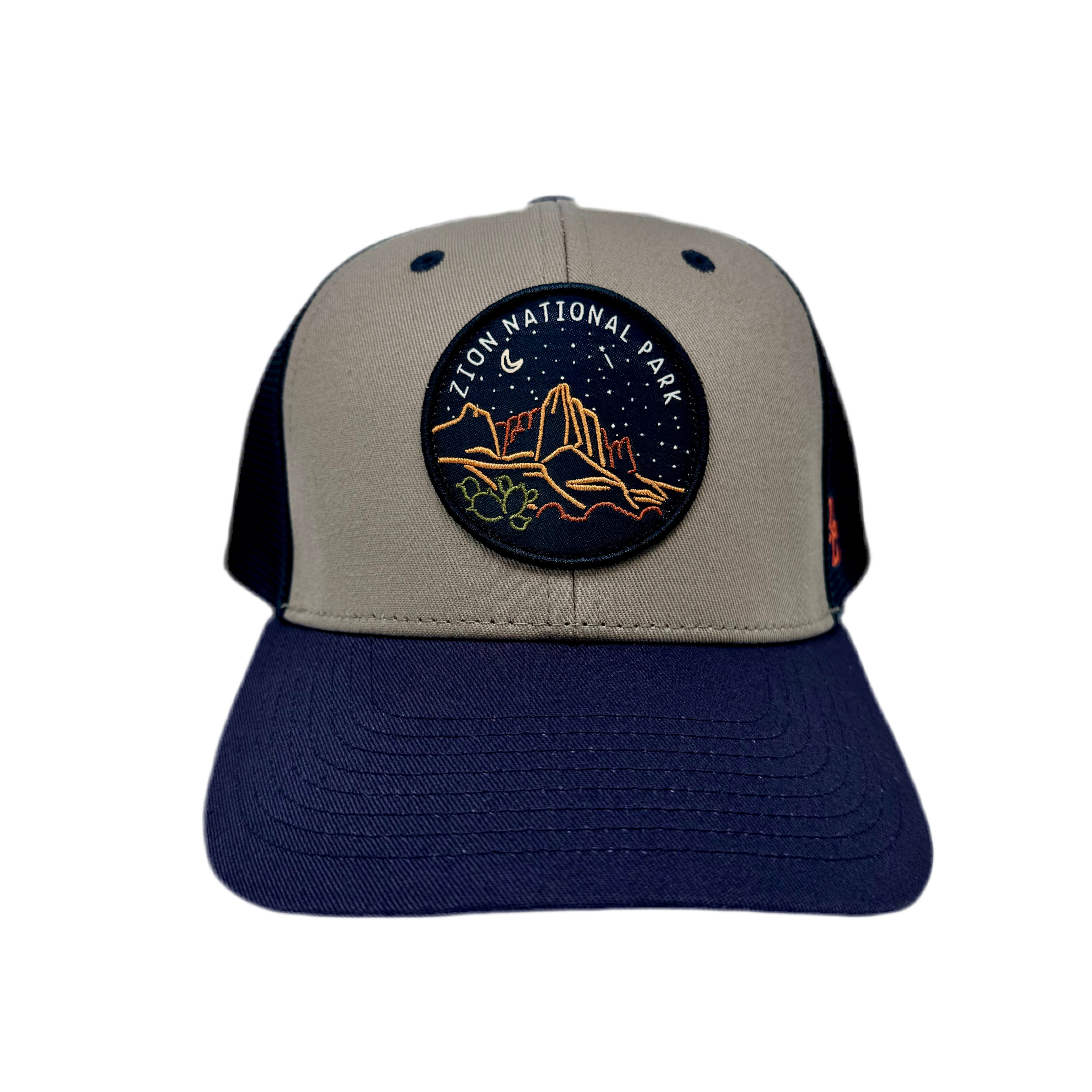 Hat - Dark Sky - Khaki/Blue - Zion Natl Park Forever Project