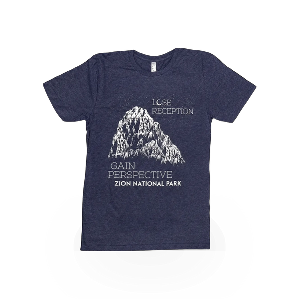 RMR Designs Lose Reception theme T-shirt featuring a casual fit with bold logo print on the front.