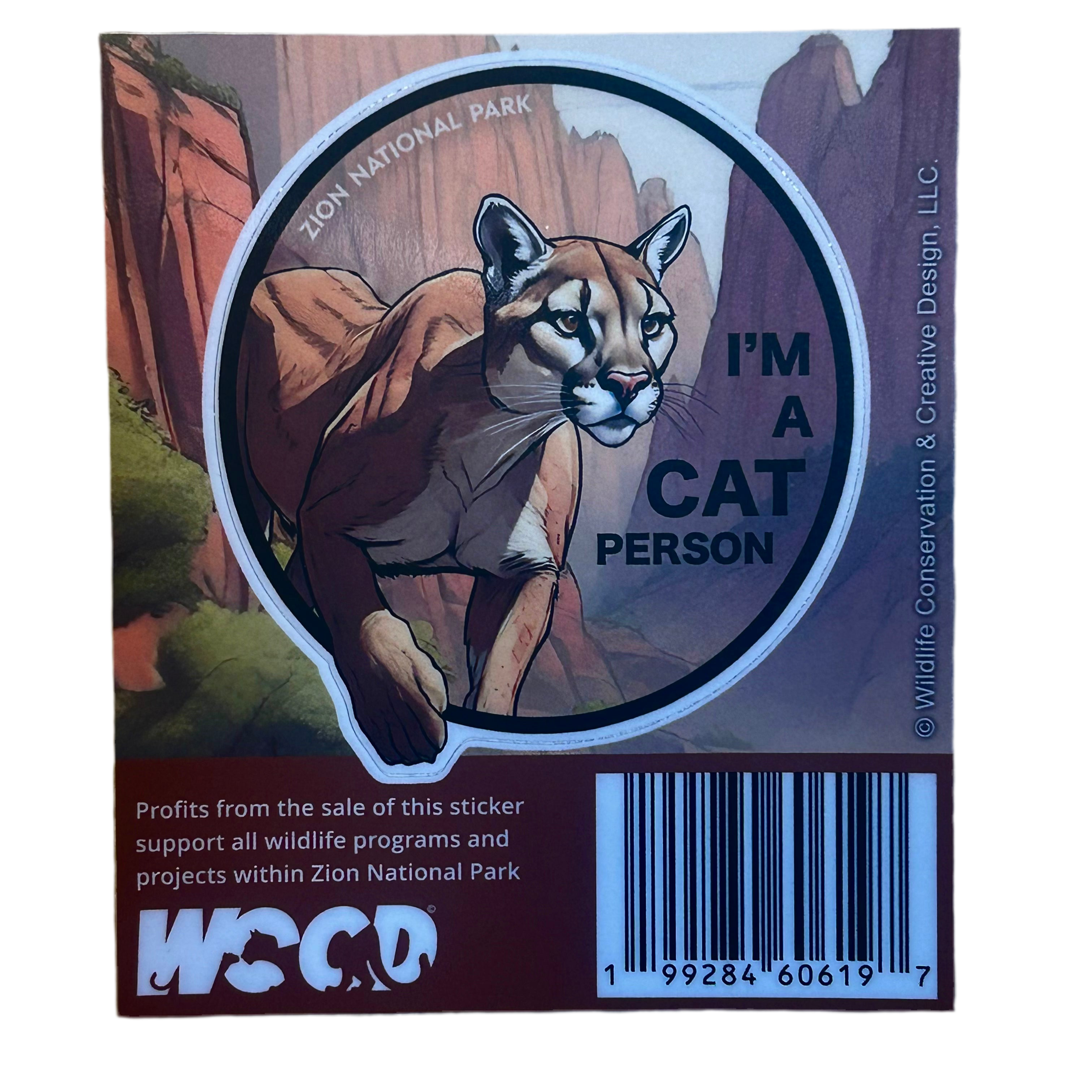 Adopt-A-Mountain Lion - Sticker