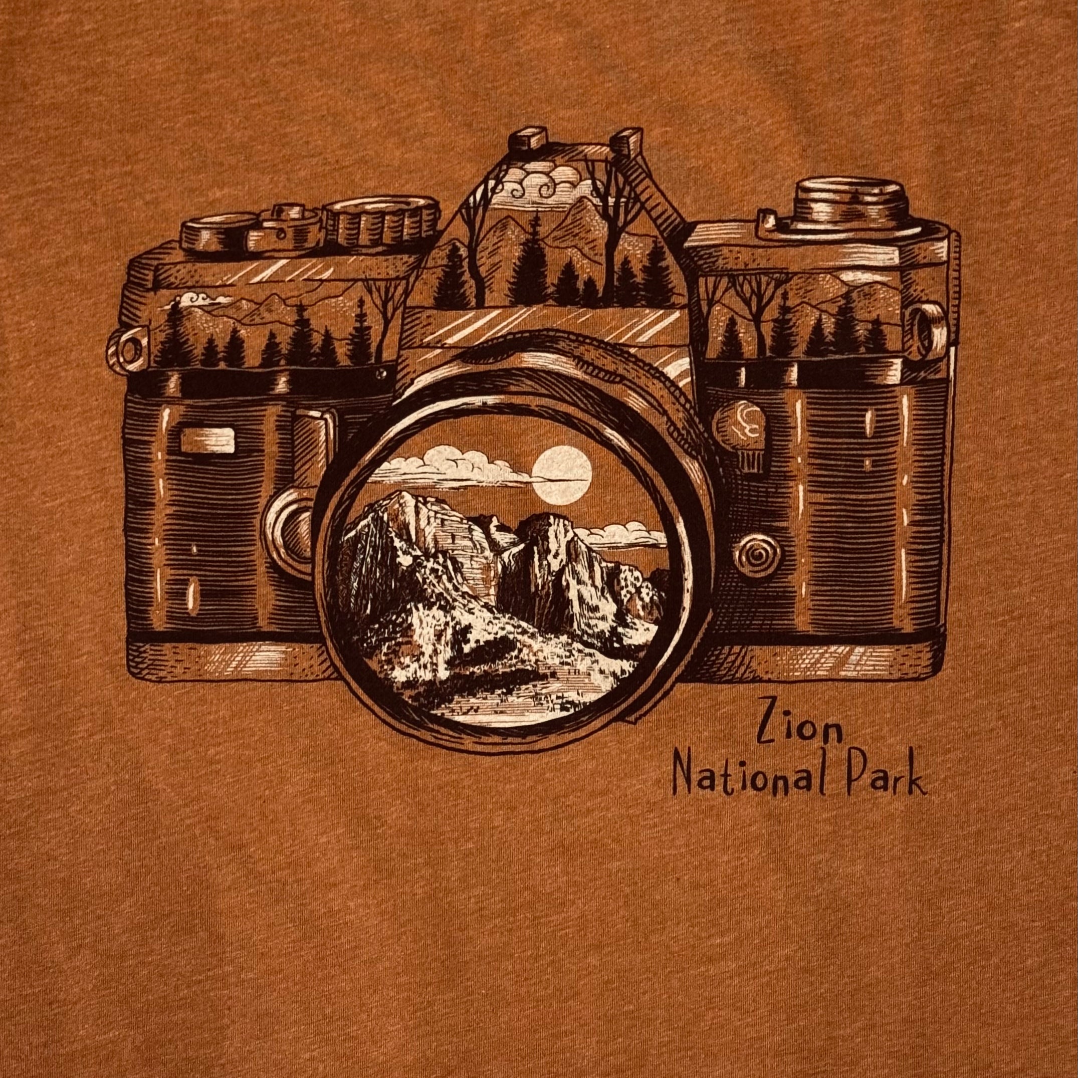Tshirt - Click Zion - Zion Natl Park Forever Project