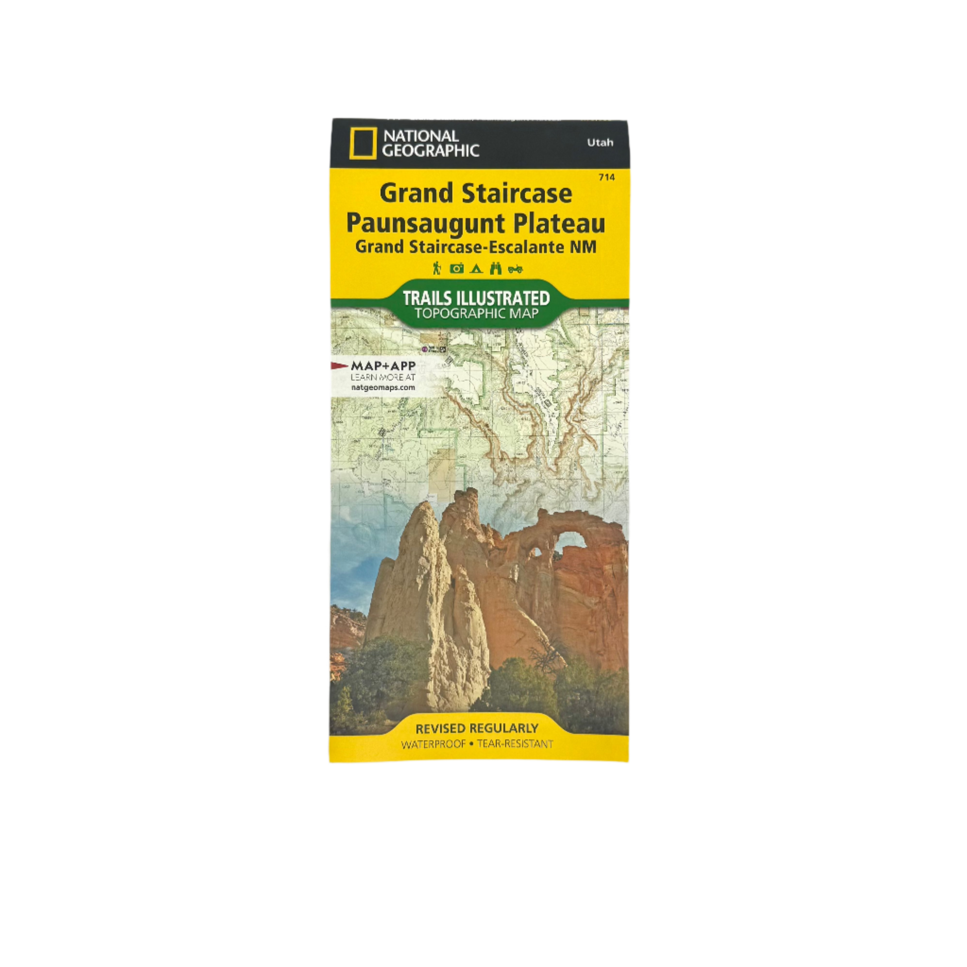 Map - Grand Staircase Nat Geo TI - Zion Natl Park Forever Project