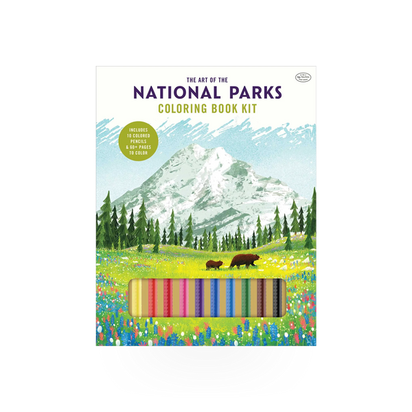 Kit - Art - Art of the National Parks Coloring Book Kit