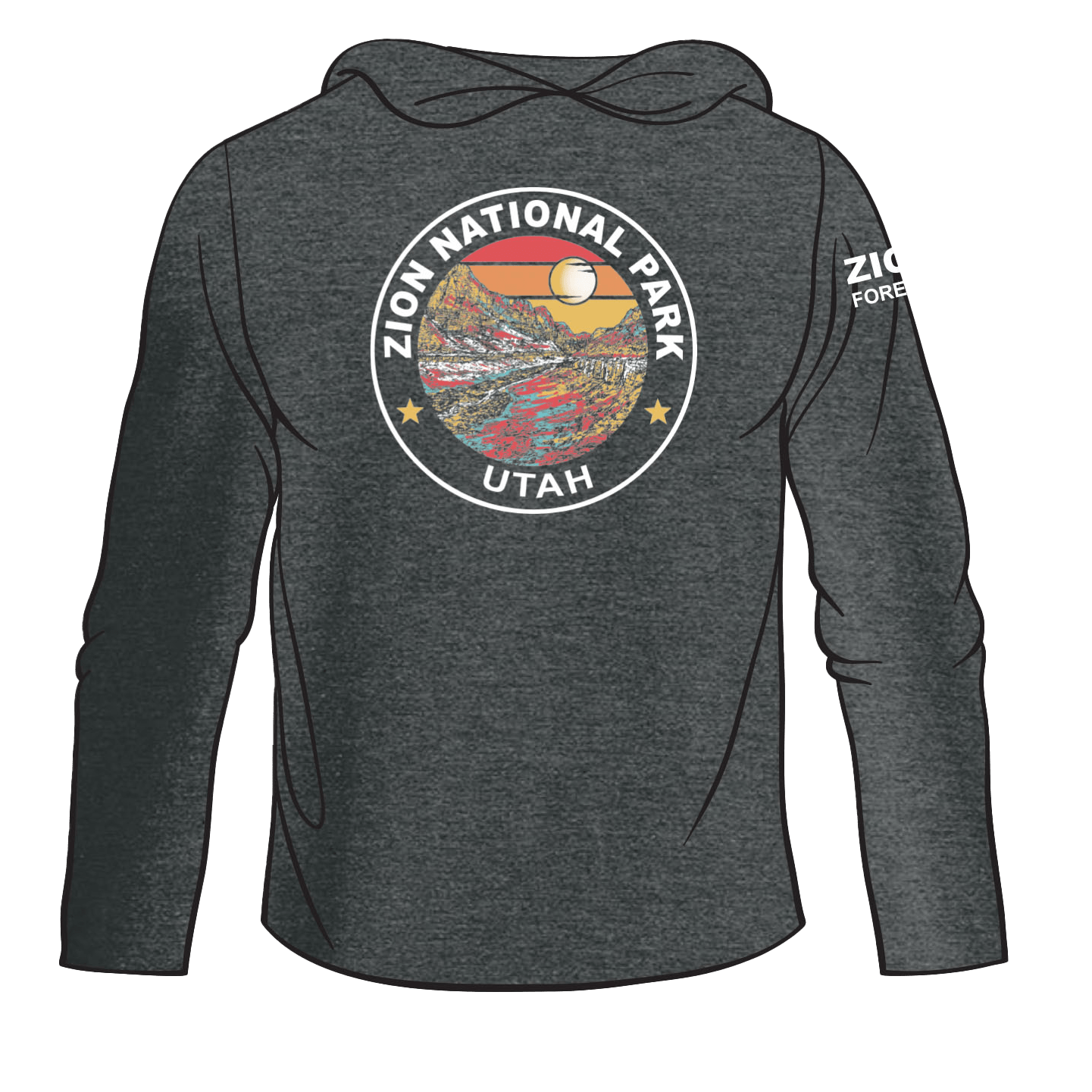 Hoodie - Majestic Zion - Zion Natl Park Forever Project