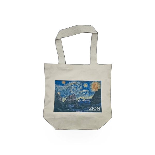 Lantern Press Zion Starry Night themed bag book with vibrant starry sky artwork and durable cover design.
