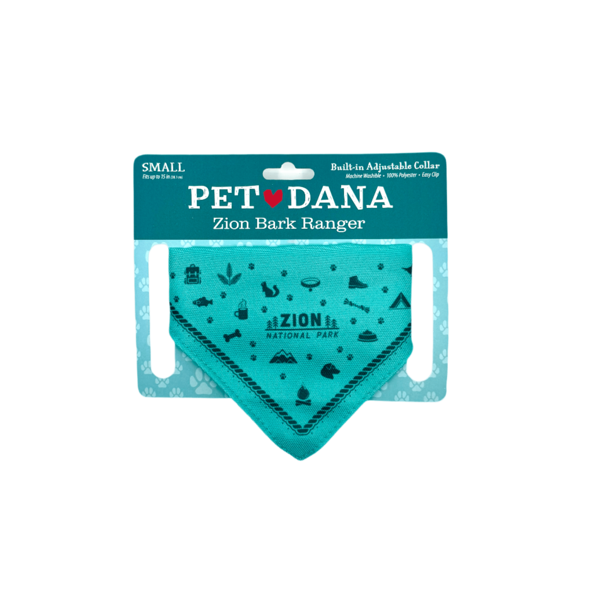 BARK Ranger - Pet Bandana Asstd Colors S/L - Zion Natl Park Forever Project