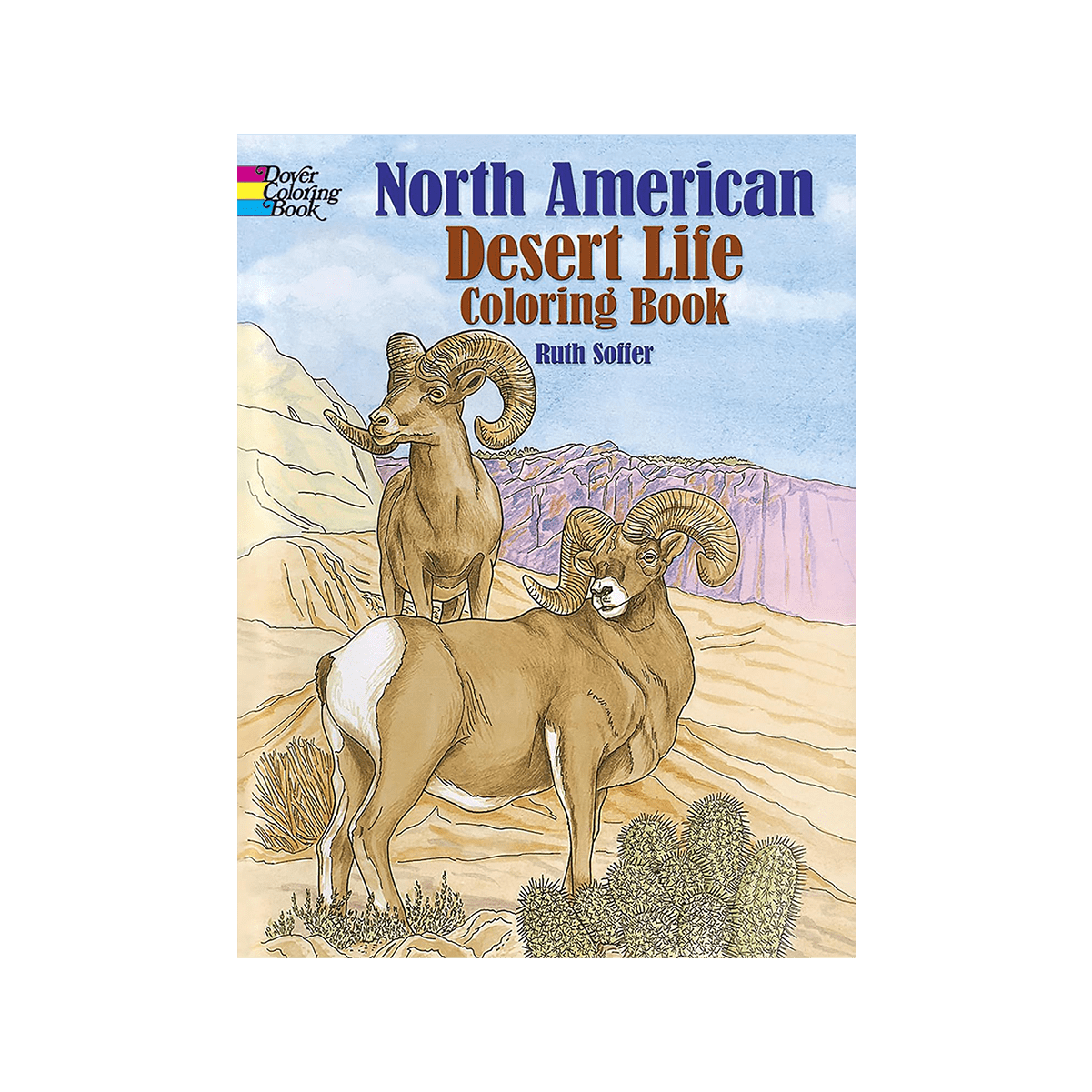 Book - NA Desert Life Coloring Book - Zion Natl Park Forever Project