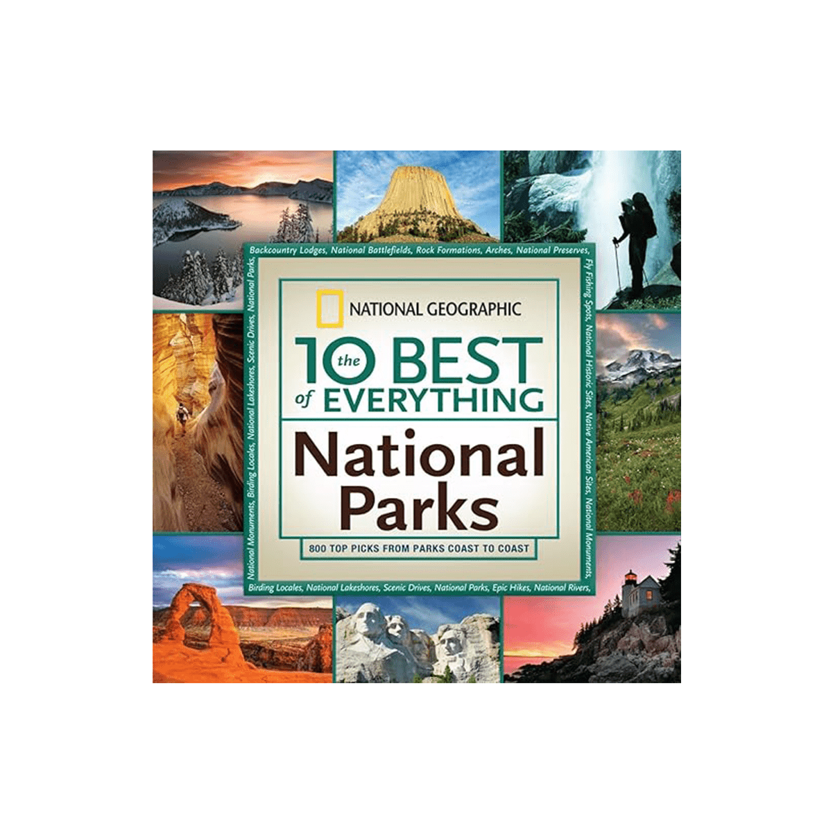 Book - Nat Geo 10 Best Everything Natl Parks - Zion Natl Park Forever Project