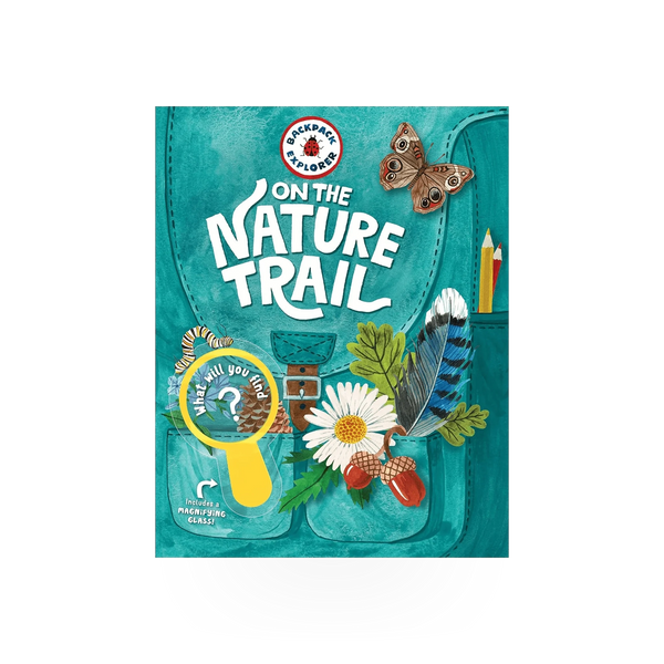 A hardcover book titled "On The Nature Trail" published by Hachette Book Group USA, featuring a nature-themed cover illustration.