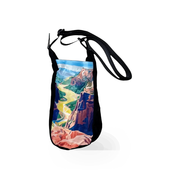 ChicoBag Company Bottle Sling from THEME collection, lightweight fabric carrying strap for bottles, in vibrant color.