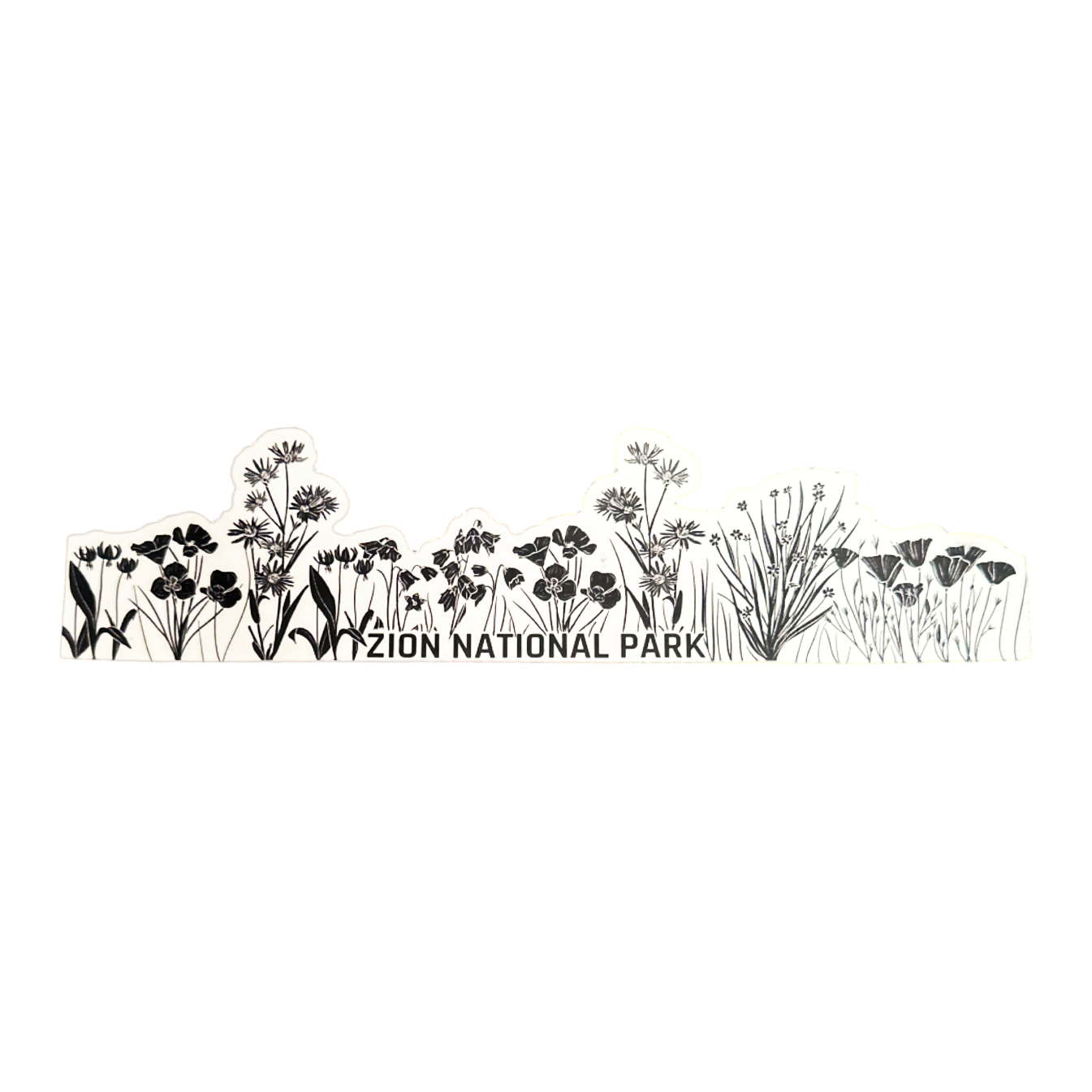 Sticker - Ink Wildflowers Wrap - Zion Natl Park Forever Project