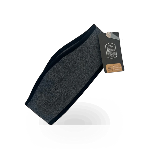 Dorfman Pacific Hat Co safety earband in micro fleece, versatile headwear for warmth and protection in cold weather.