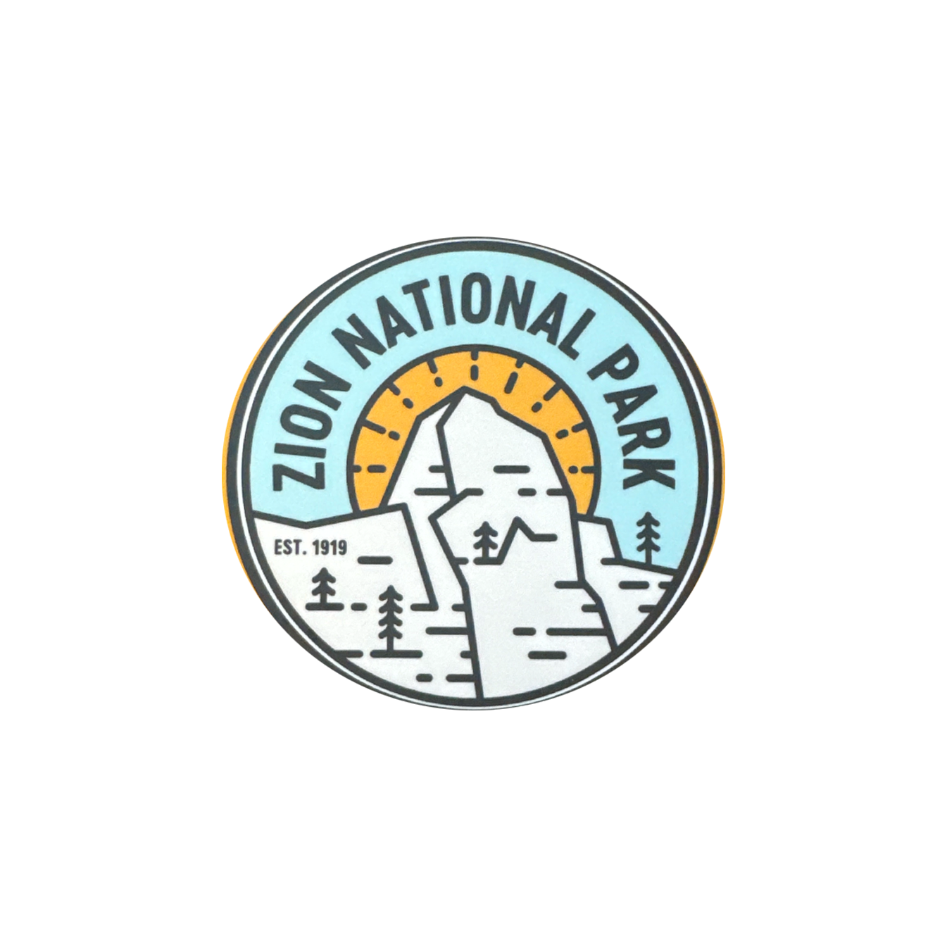 Sticker - GWT Sun Fell - Zion Natl Park Forever Project