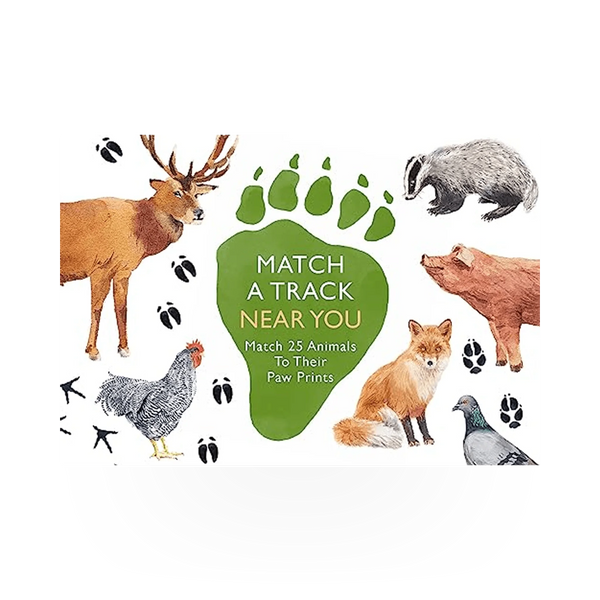 Board game Match A Track Near You by VA, featuring colorful game pieces and a game board for interactive play.