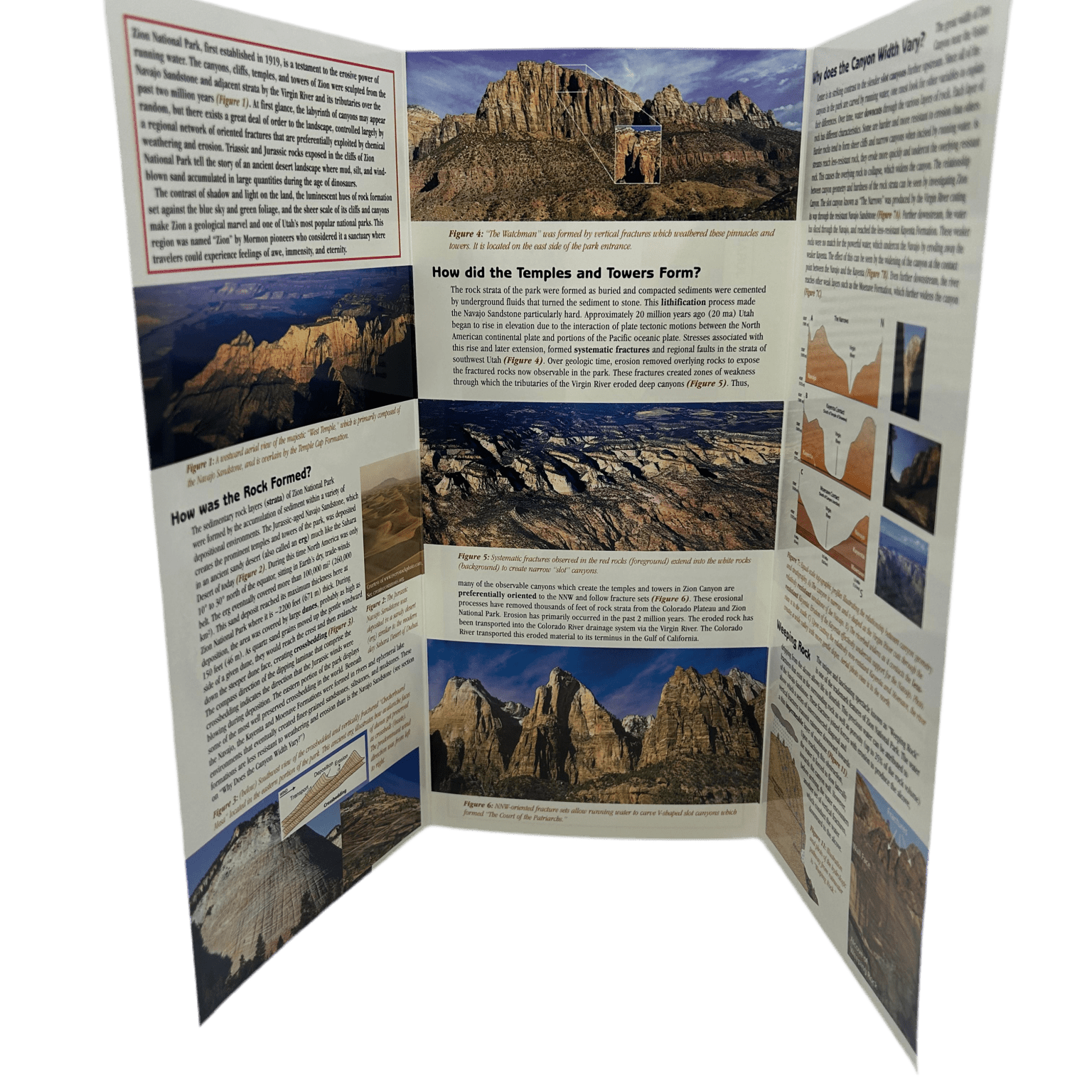 Guide - Geology Unfolded Zion Foldout Guide - Zion Natl Park Forever Project