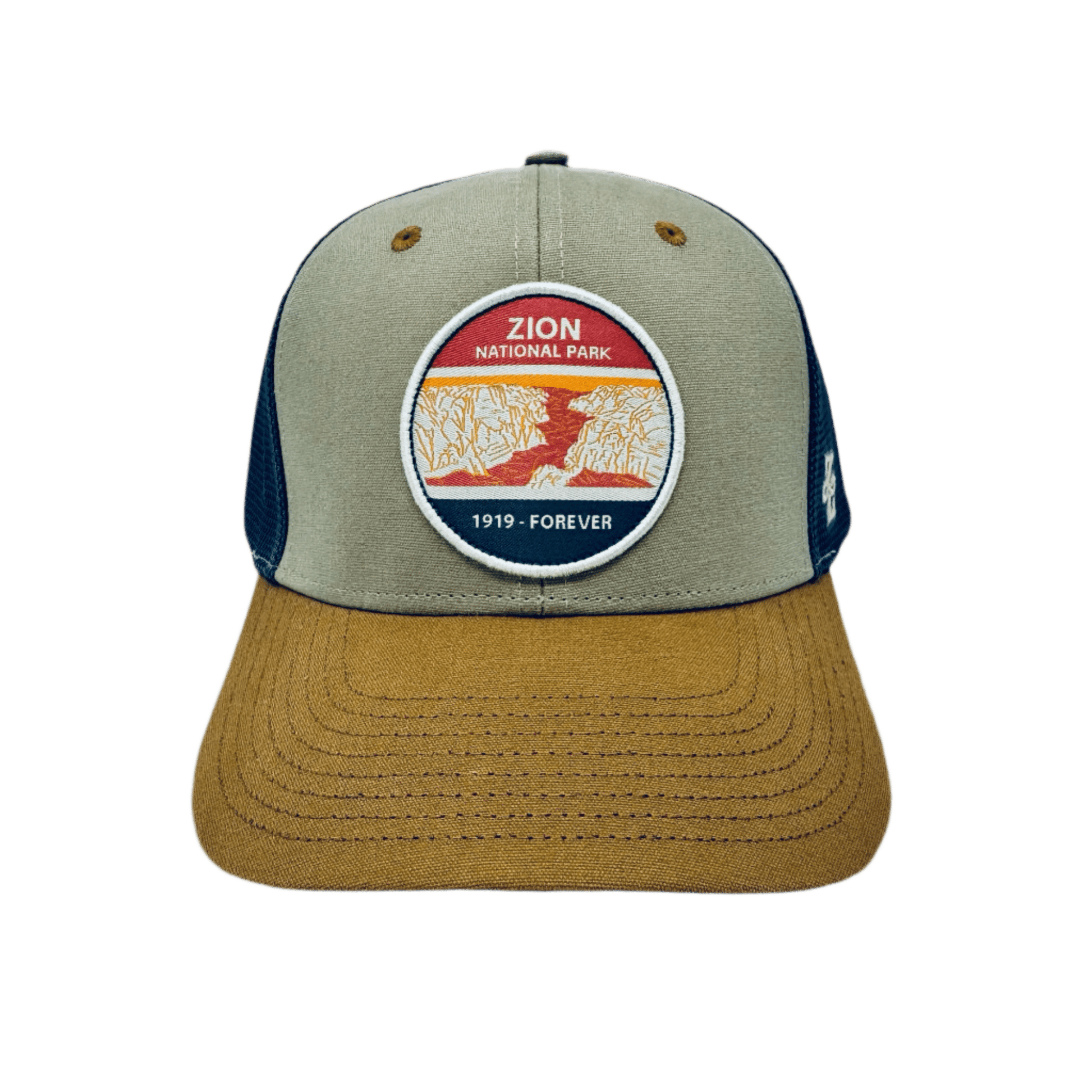 Hat - Custom Vintage Circle - Zion Natl Park Forever Project