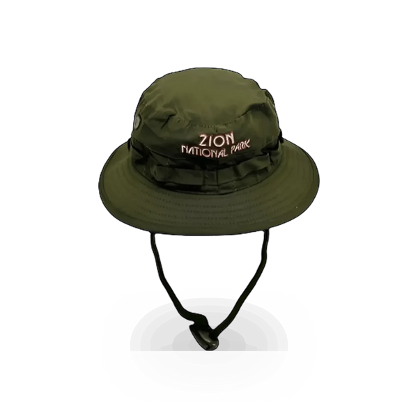 Smith Western Jr Ranger Zion Bucket Hat featuring a themed design, perfect for outdoor adventures and casual wear.