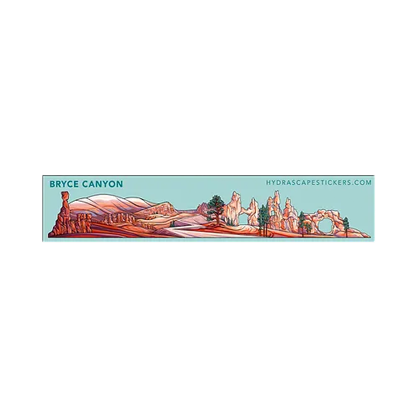 Sticker - Bryce Canyon Hydrascape Sm - Zion Natl Park Forever Project