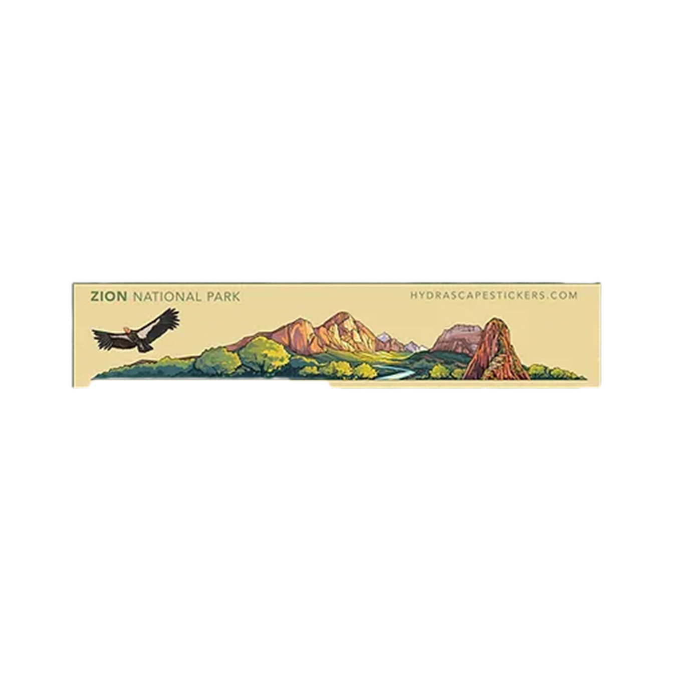 Sticker - Zion Hydrascape Sm - Zion Natl Park Forever Project