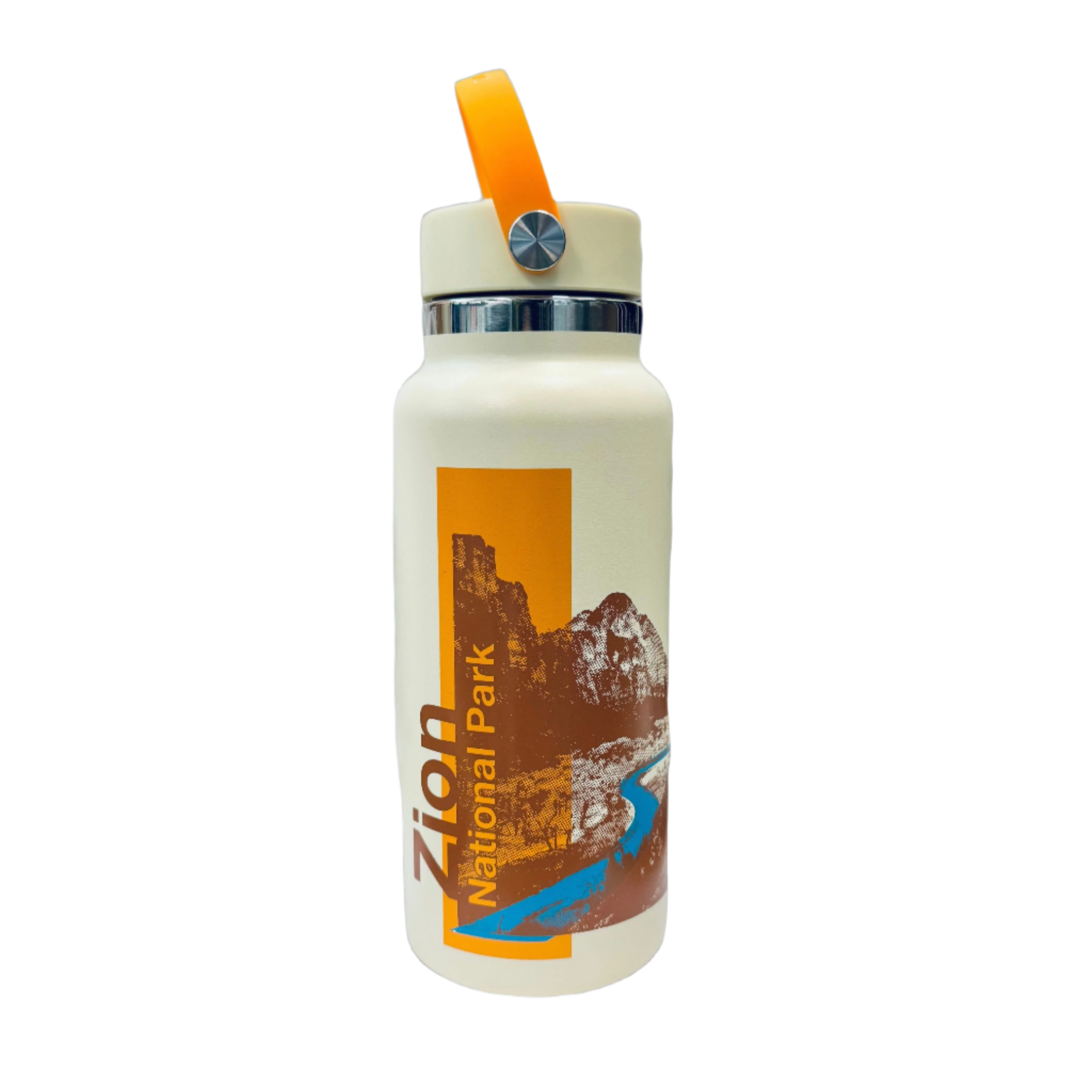 Water Bottle - Zion 32 oz Wide - Hydro Flask - Zion Natl Park Forever Project