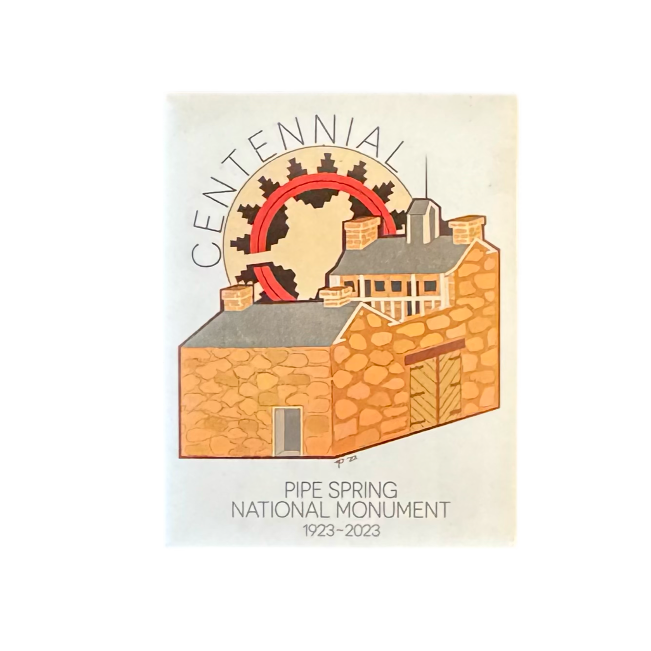 Magnet - Badge - PISP Centennial - 95110-23B - Zion Natl Park Forever Project