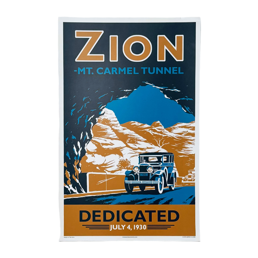 Poster - Zion Tunnel - Zion Natl Park Forever Project