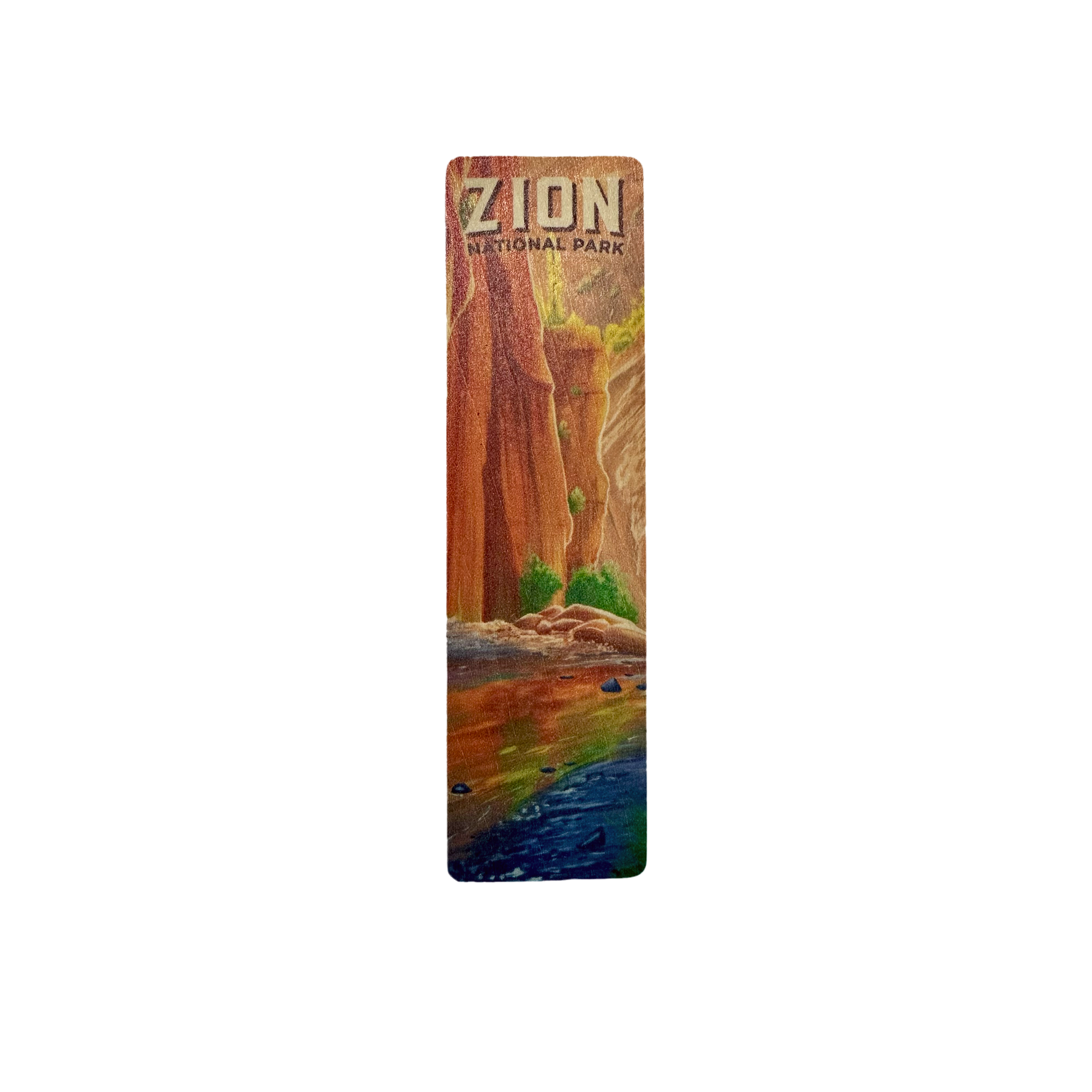Bookmark - Wood The Narrows - D - Zion Natl Park Forever Project