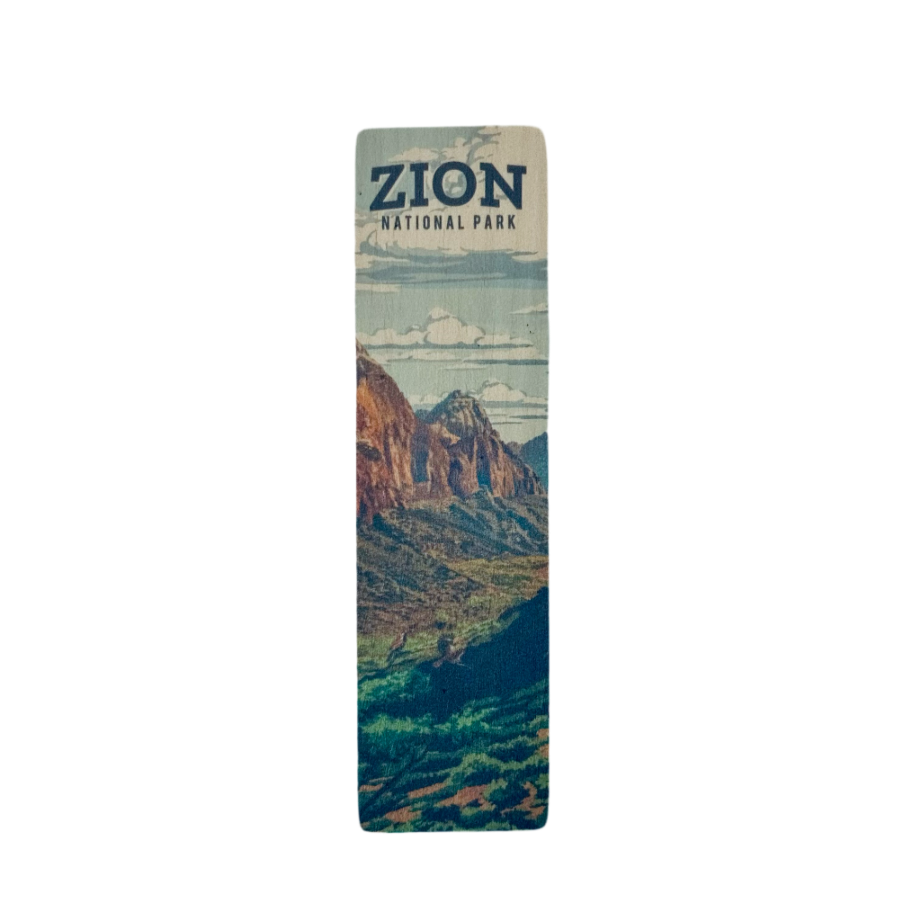 Bookmark - Wood Zion Canyon - D - Zion Natl Park Forever Project