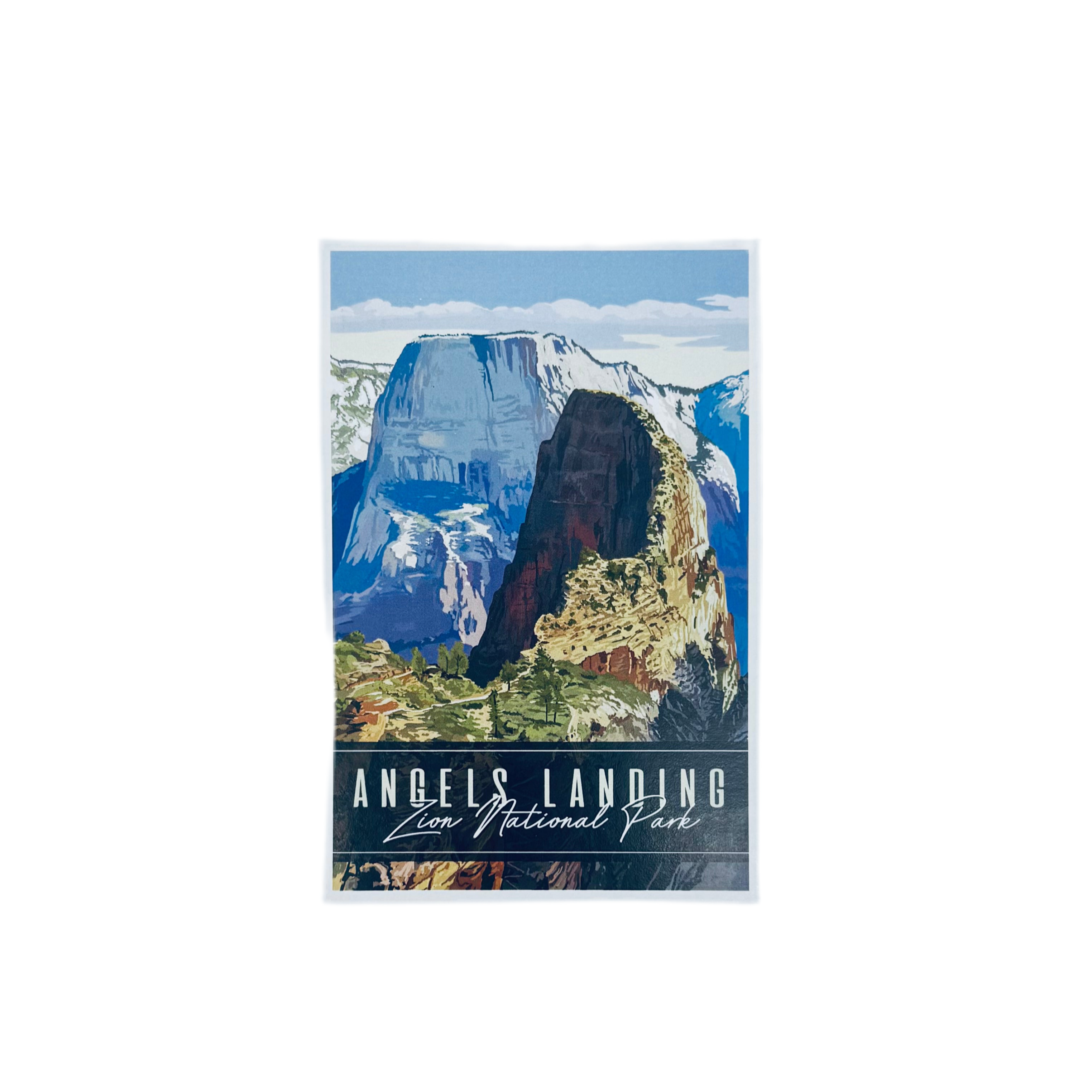 Postcard - Angels Landing 87787 - Zion Natl Park Forever Project