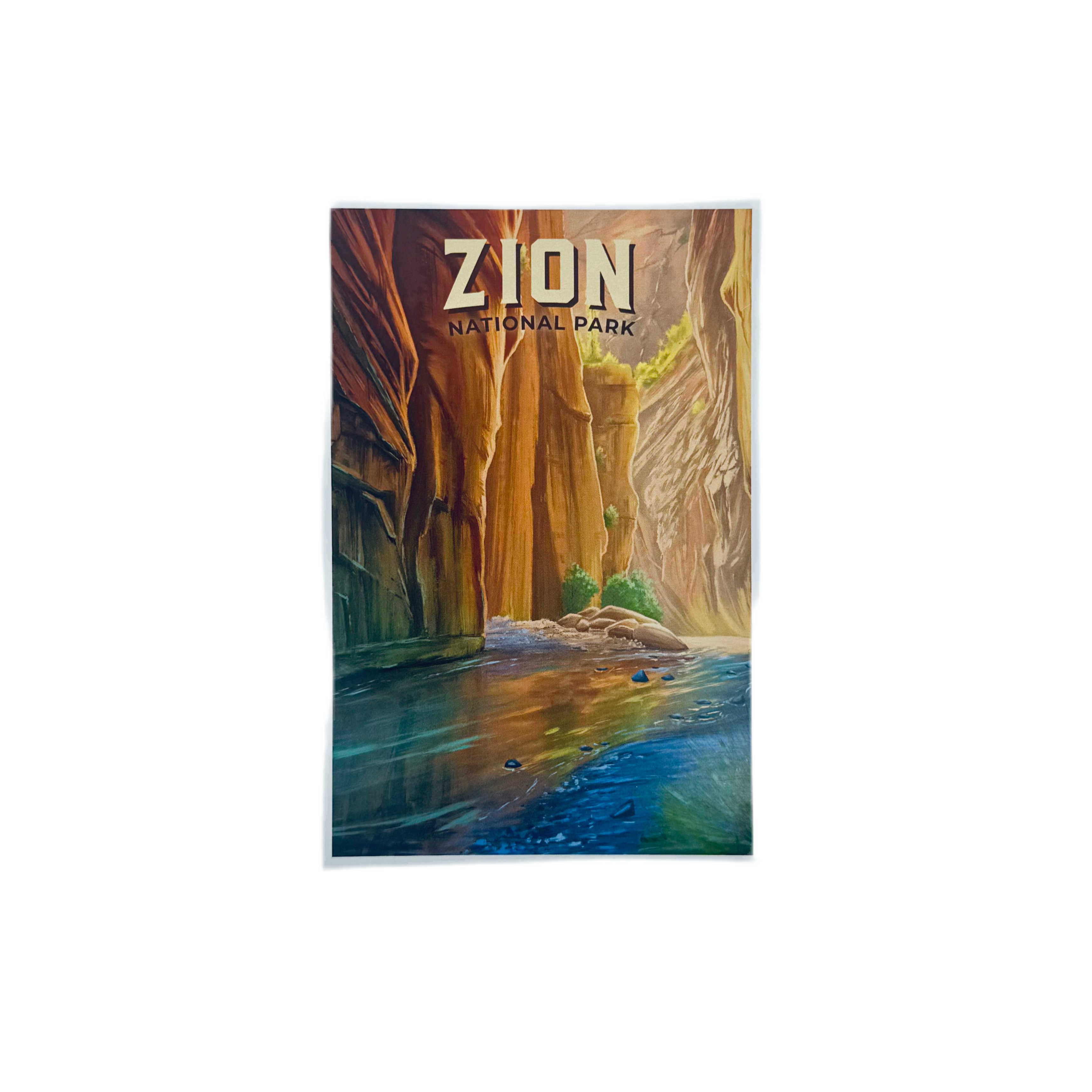 Postcard - The Narrows 110601 - Zion Natl Park Forever Project