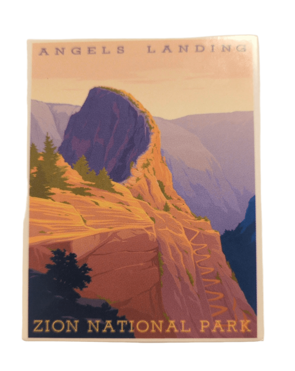 Magnet - Badge - RR Angels Landing - 77518-23B - Zion Natl Park Forever Project
