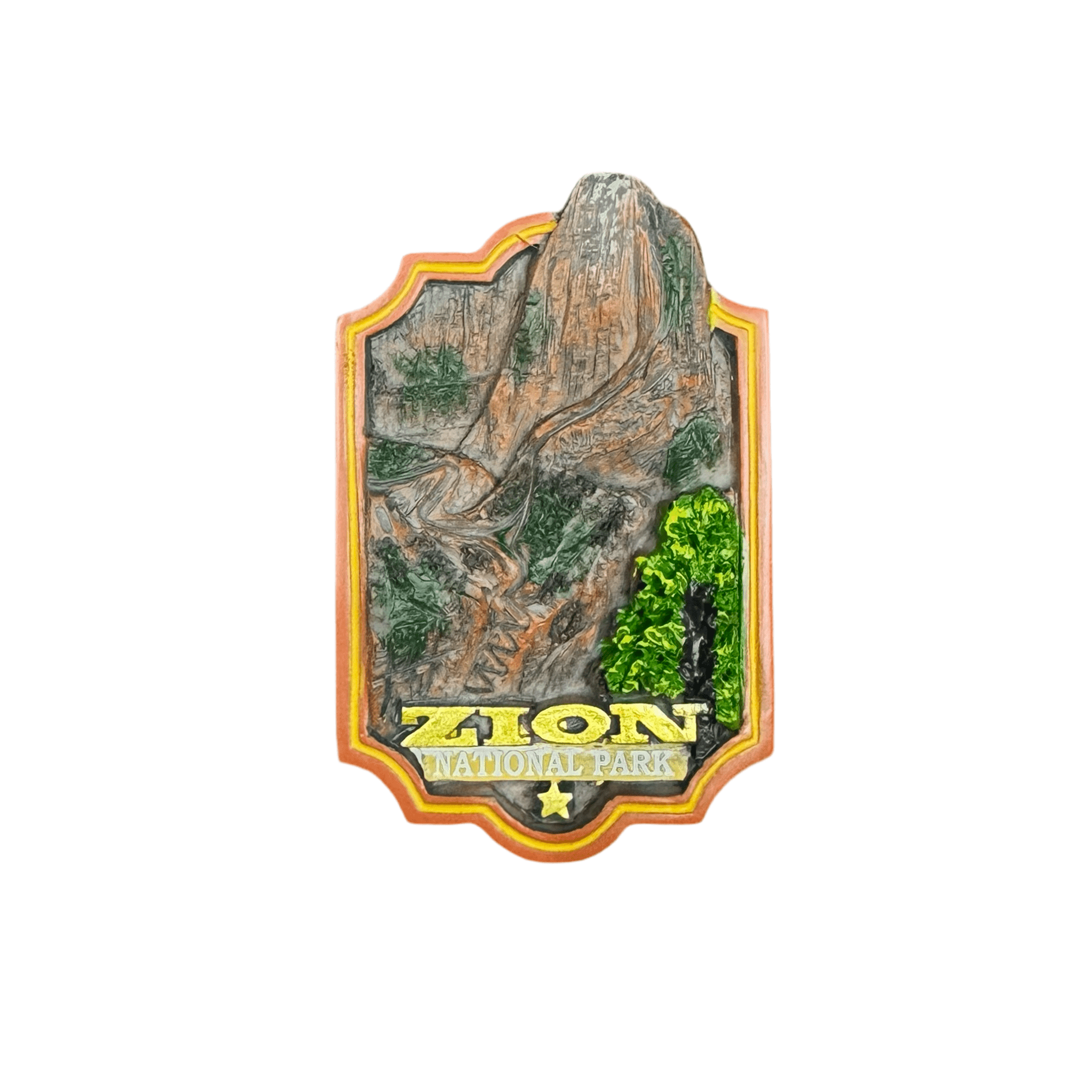 Magnet - Resin - Angels Landing - 46182-23R - Zion Natl Park Forever Project
