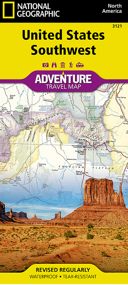 Map - Nat Geo Southwest US - Zion Natl Park Forever Project