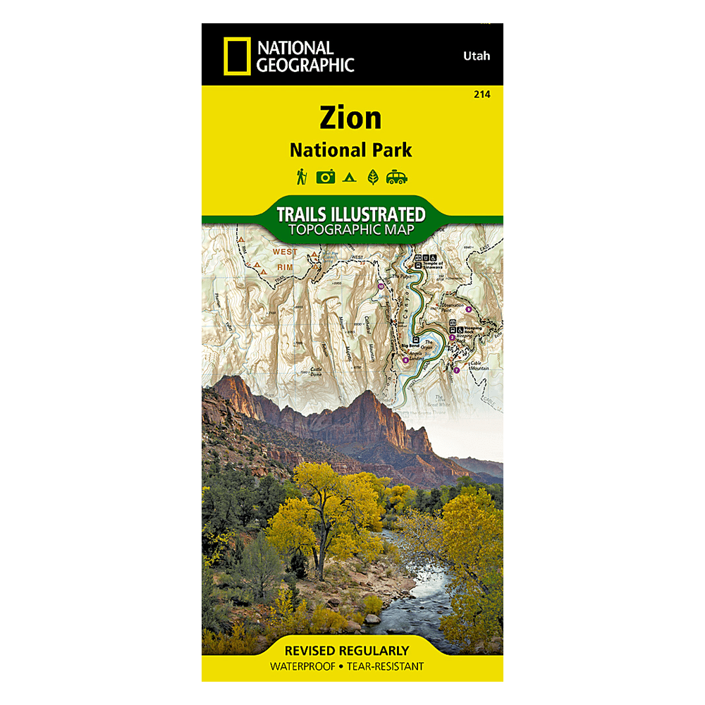 Map - Zion Nat Geo TI - Zion Natl Park Forever Project