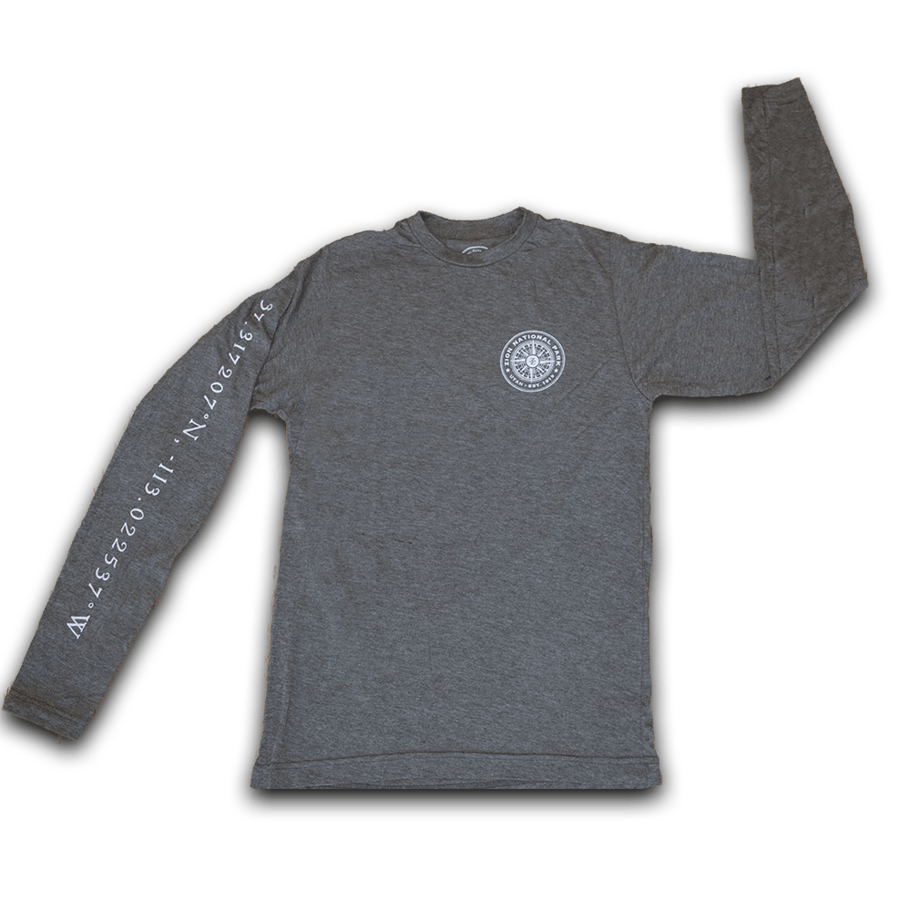 Tshirt - Zion GPS LS - Zion Natl Park Forever Project