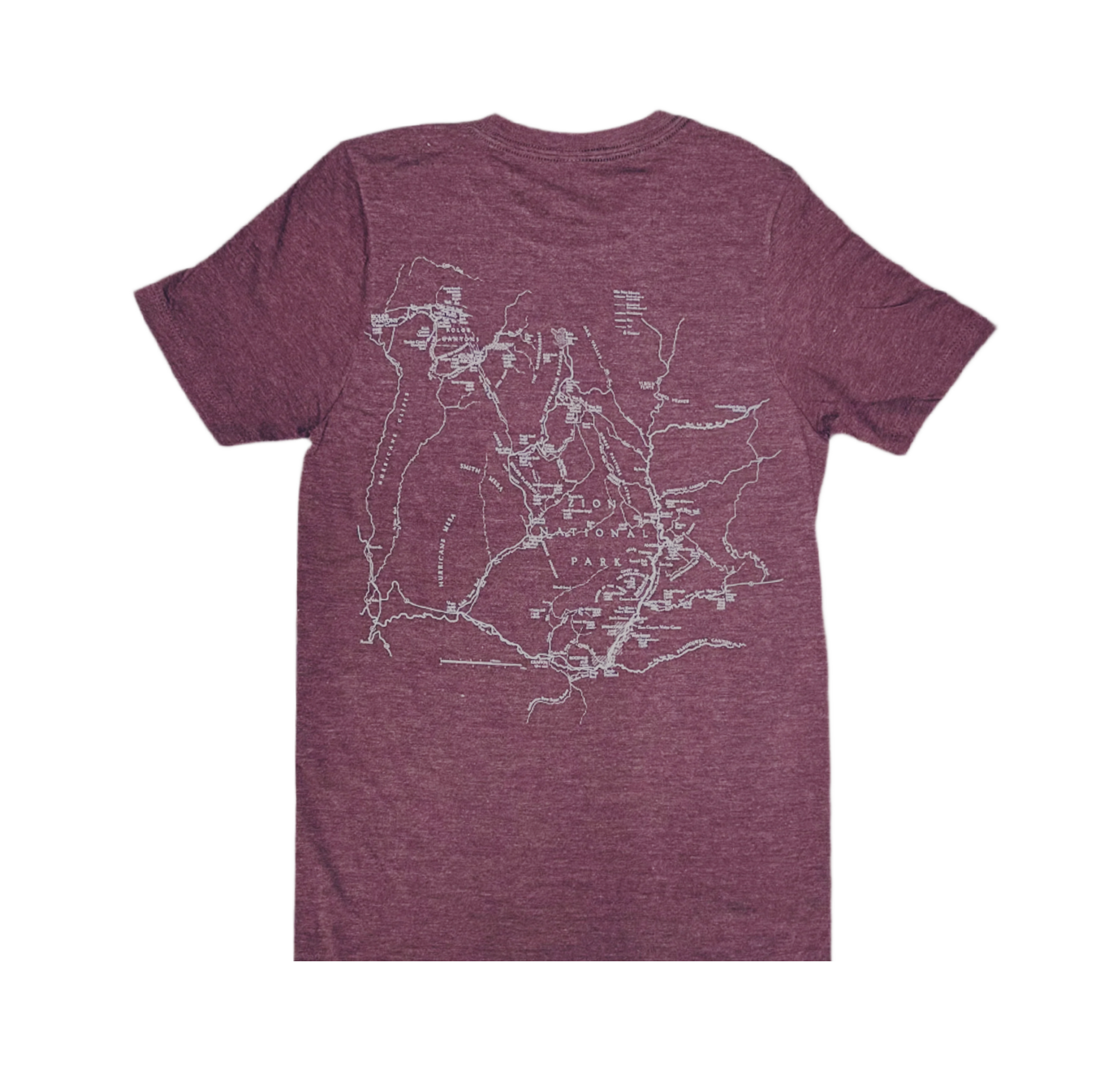 Tshirt - Zion GPS SS - Zion Natl Park Forever Project
