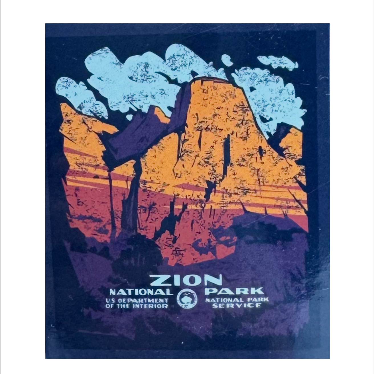 Blanket - WPA Art - Zion Natl Park Forever Project