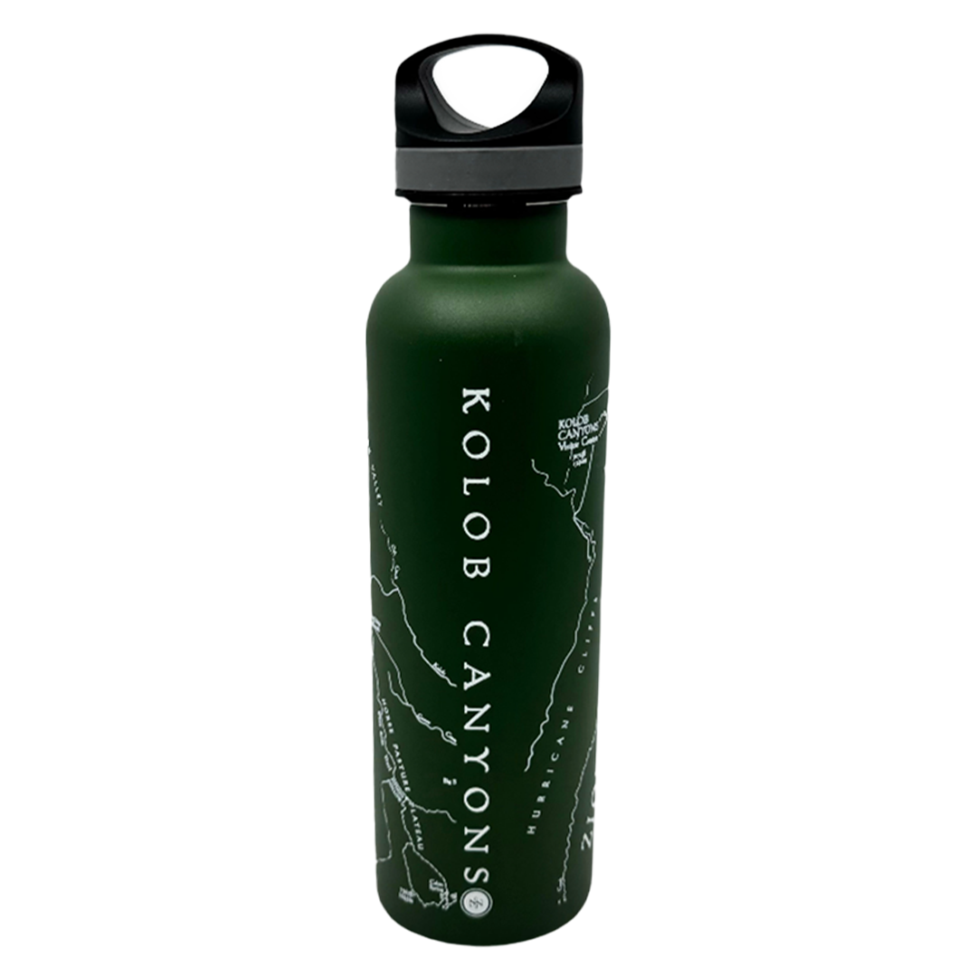 Water Bottle - Kolob Map - Zion Natl Park Forever Project