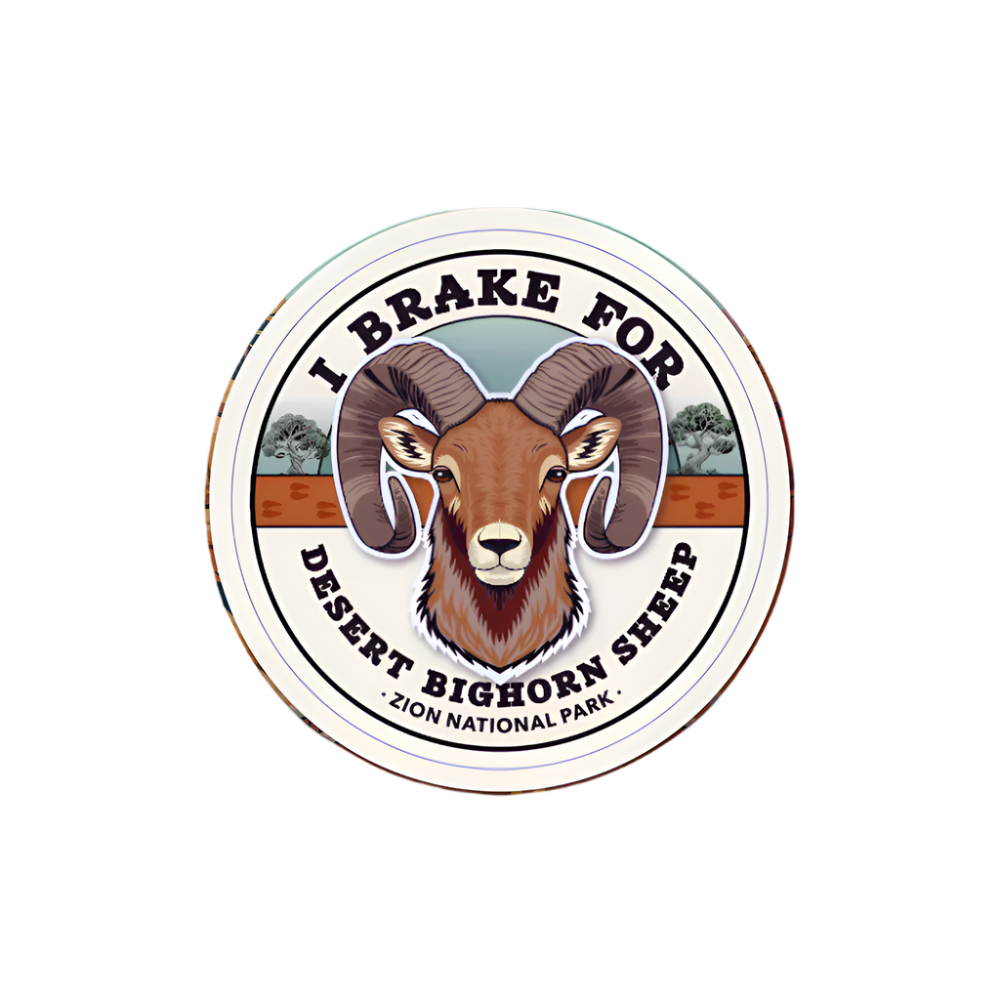 Sticker - I Brake for Bighorn Sheep