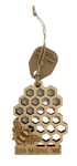 Ornament - Wood Honeycomb & Bee Zion - Zion Natl Park Forever Project