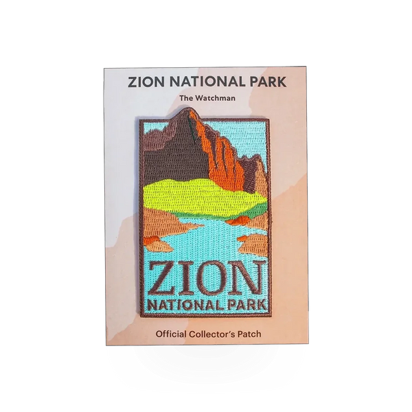 Eagle River Designs Zion Watchman patch featuring detailed embroidered design for collectors and enthusiasts.