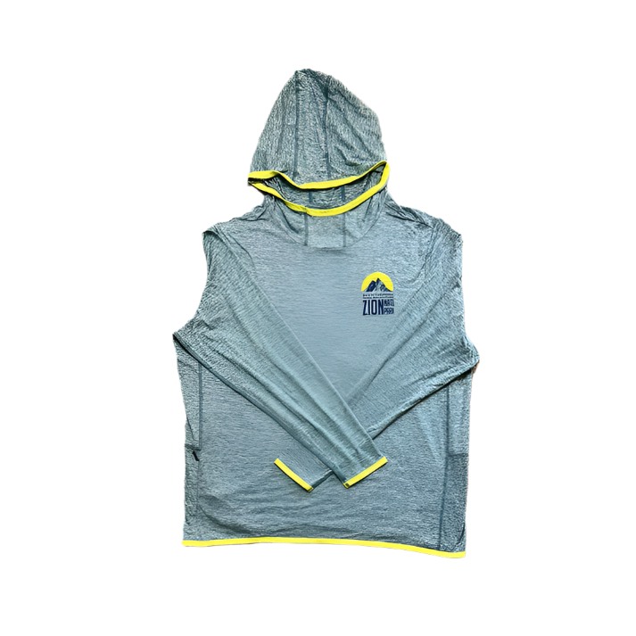 Hoodie - Zion Hooded Performance Tee UV Guard - Zion Natl Park Forever Project