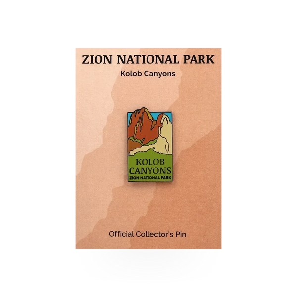 Eagle River Designs Kolob theme pin featuring a detailed design on a small metal lapel pin.