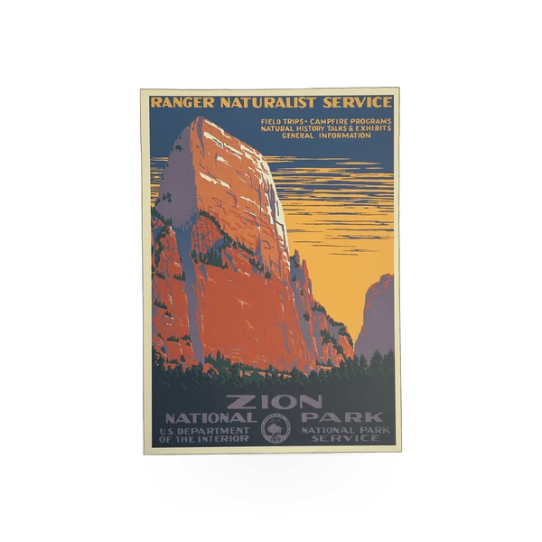 Vintage WPA postcard from Ranger Dougs Enterprise featuring historic artwork and design, ideal for collectors and history enthusiasts.