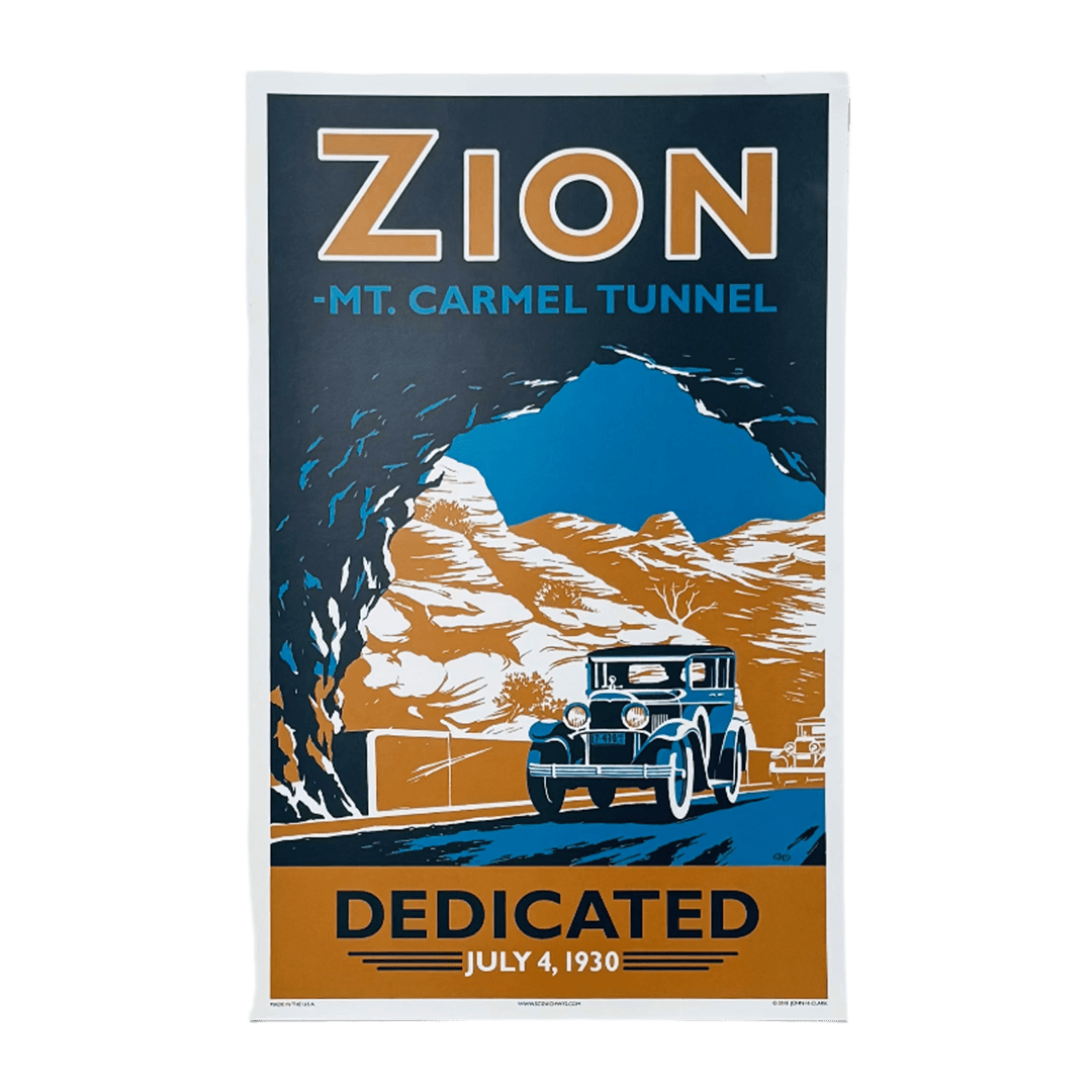 Poster - Zion Tunnel - Zion Natl Park Forever Project