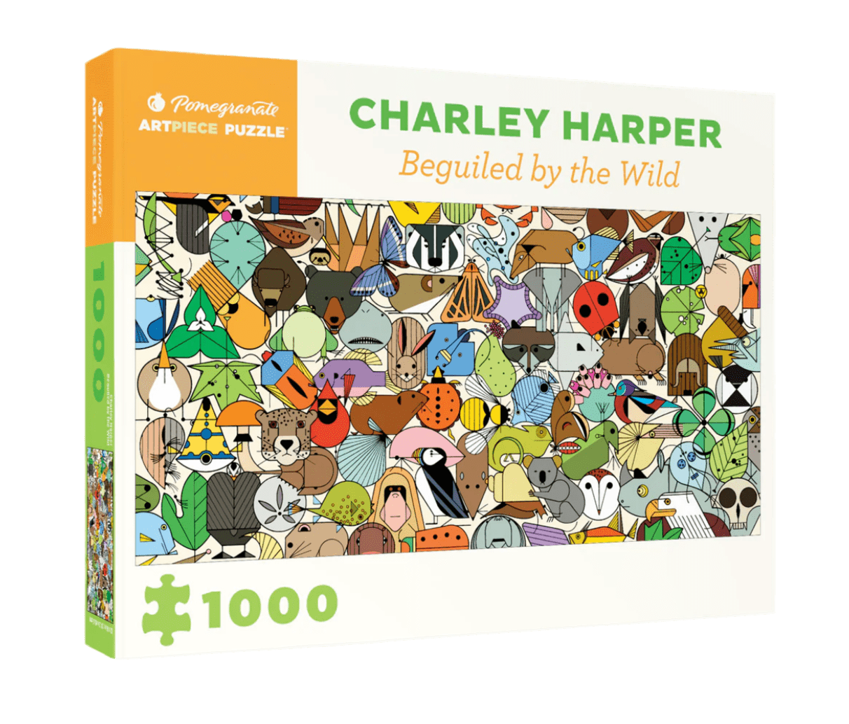 Puzzle - Charley Harper - Beguiled 1000 Pc Jigsaw - Zion Natl Park Forever Project