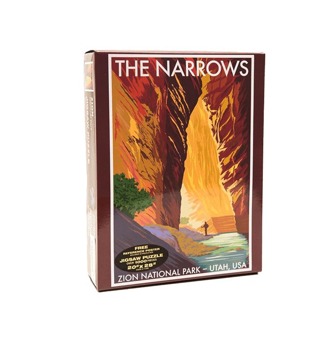 Puzzle - RR Narrows - 77272-08S - Zion Natl Park Forever Project