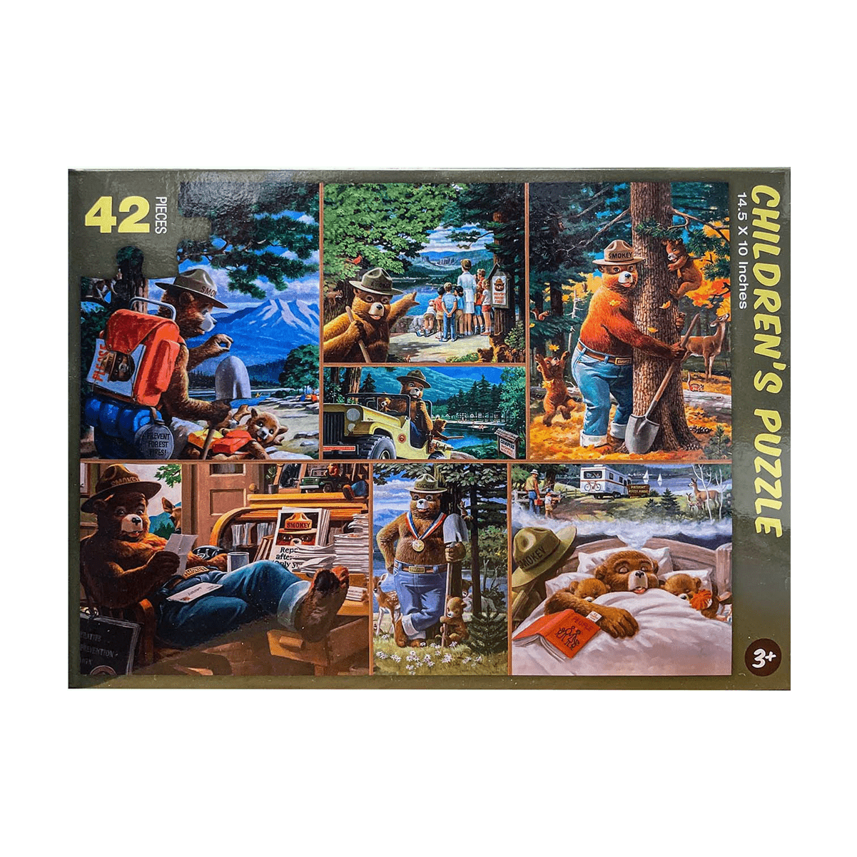 Puzzle - Smokey Bear Kids - 14KZB-47236 - Zion Natl Park Forever Project