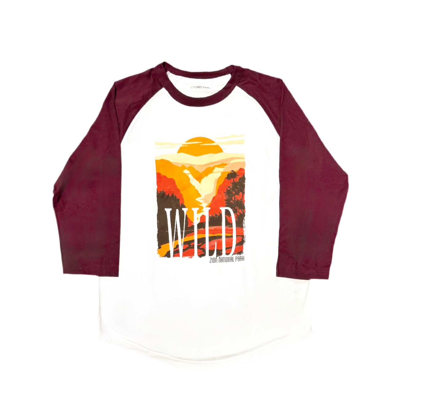 TShirt - Wild Raglan 2XL - D - Zion Natl Park Forever Project