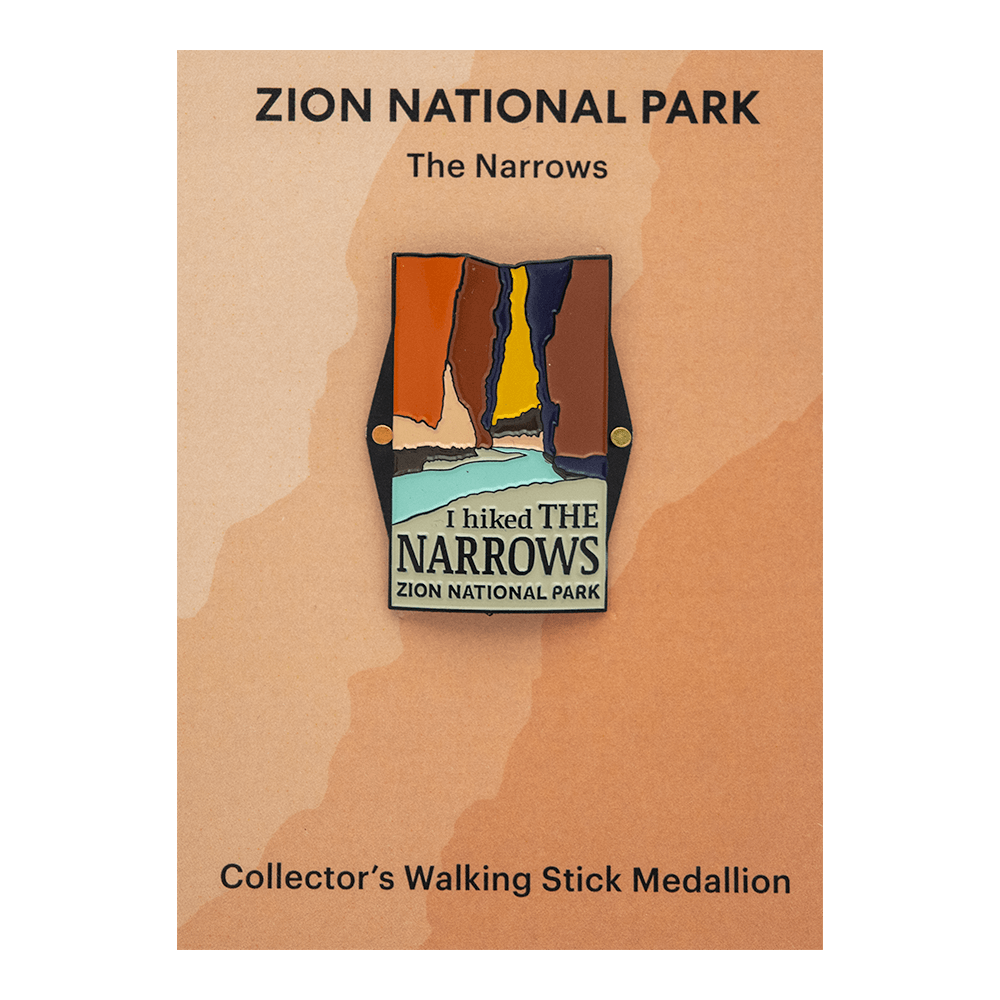 Hiking Stick Medallion - The Narrows - Zion Natl Park Forever Project